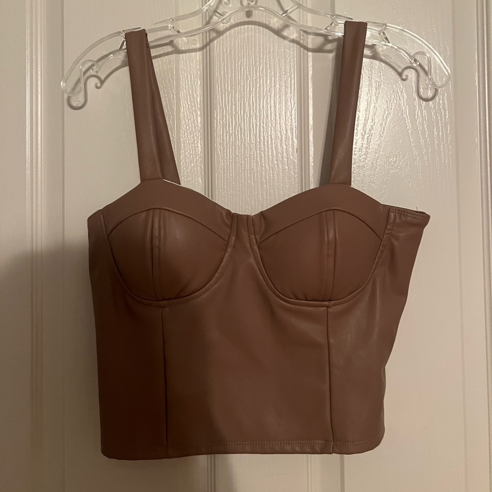 Brown Corset Top